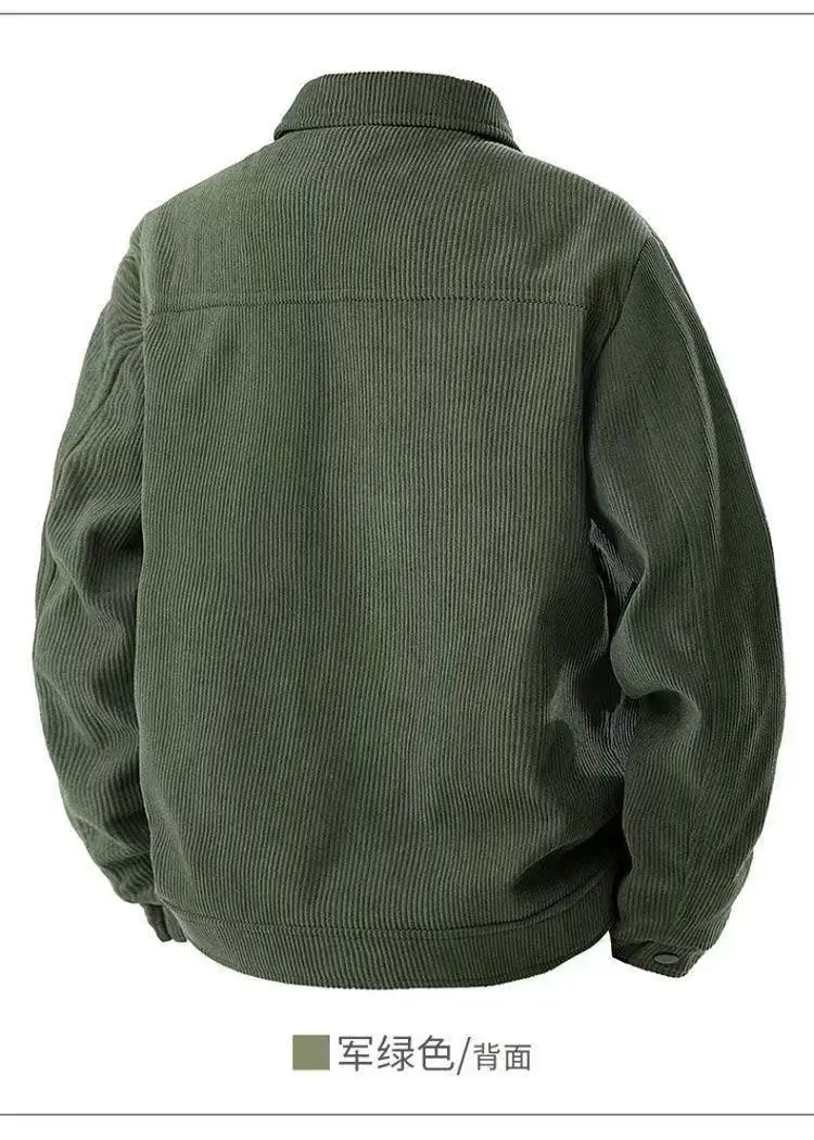 Cross-Border New Jacket Retro Trendy Japanese Casual Versatile Lapel Simple Casual Workwear Top — feature 10