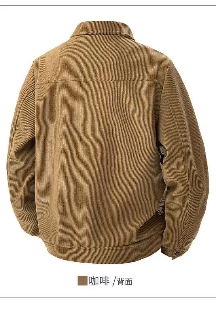 Cross-Border New Jacket Retro Trendy Japanese Casual Versatile Lapel Simple Casual Workwear Top — feature 12