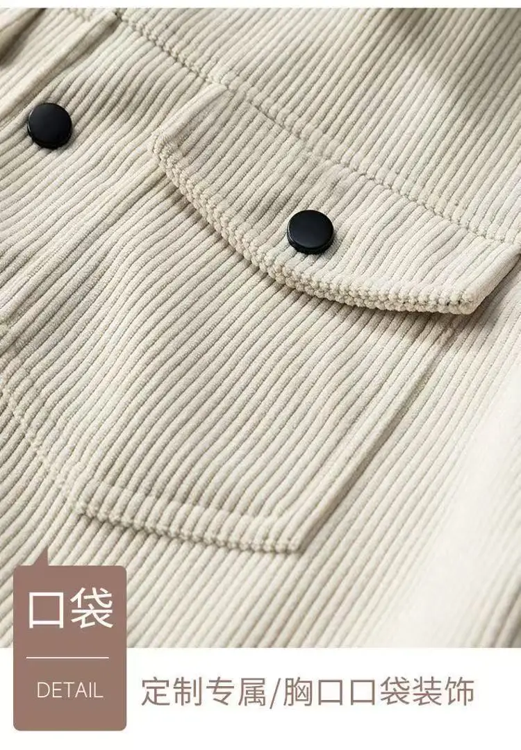 Cross-Border New Jacket Retro Trendy Japanese Casual Versatile Lapel Simple Casual Workwear Top — feature 14