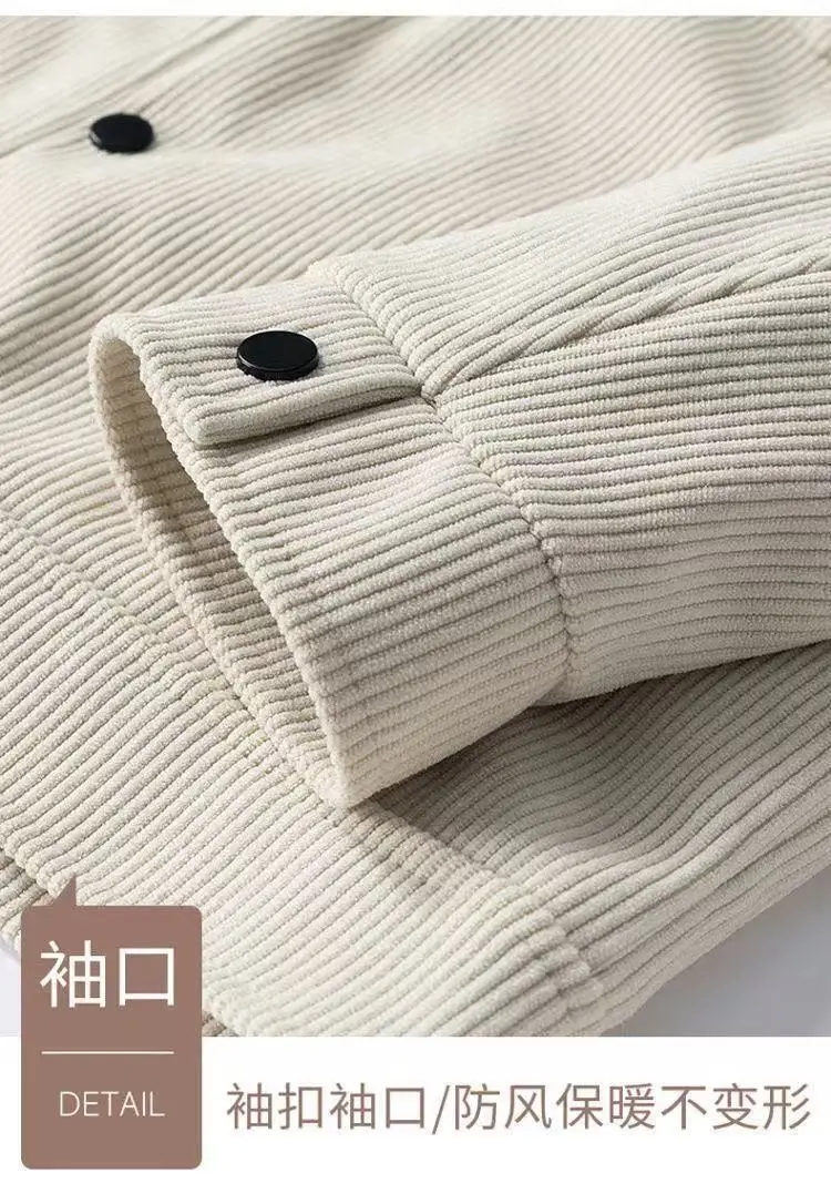 Cross-Border New Jacket Retro Trendy Japanese Casual Versatile Lapel Simple Casual Workwear Top — feature 15