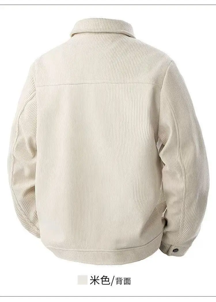Cross-Border New Jacket Retro Trendy Japanese Casual Versatile Lapel Simple Casual Workwear Top — feature 8