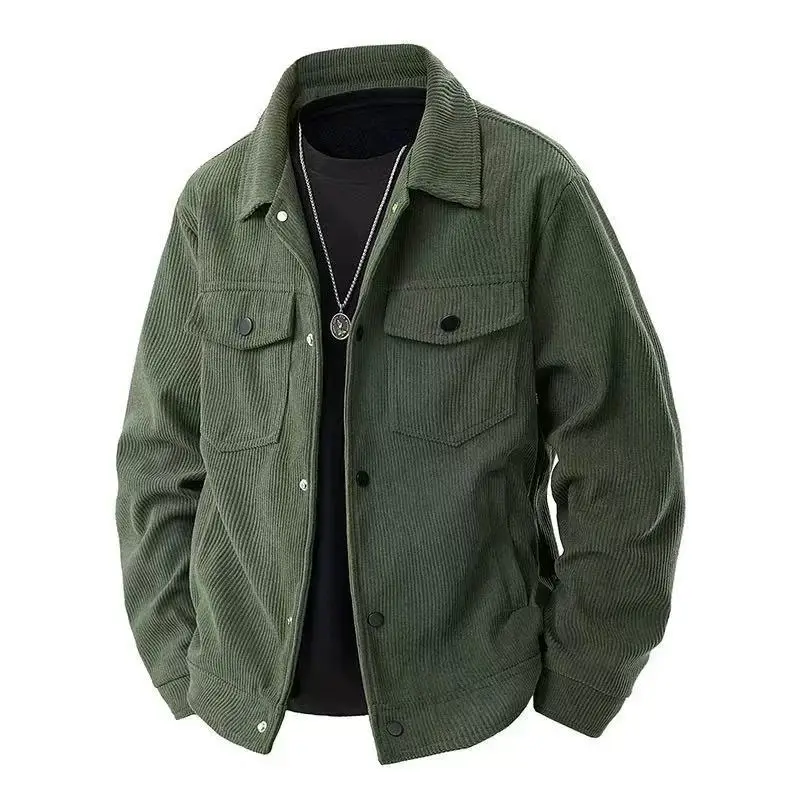 Cross-Border New Jacket Retro Trendy Japanese Casual Versatile Lapel Simple Casual Workwear Top