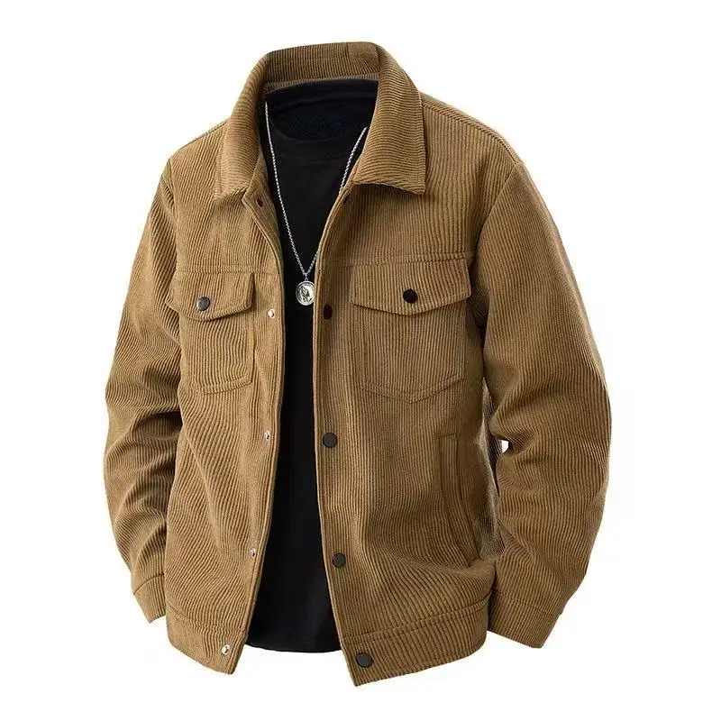 Cross-Border New Jacket Retro Trendy Japanese Casual Versatile Lapel Simple Casual Workwear Top
