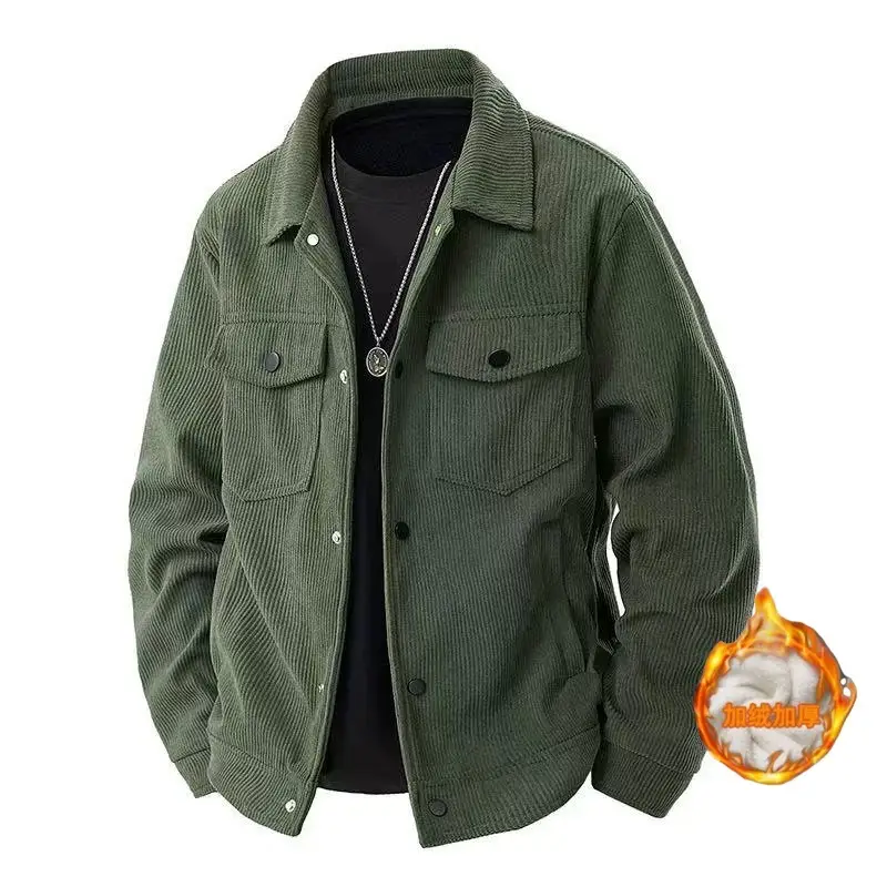 Cross-Border New Jacket Retro Trendy Japanese Casual Versatile Lapel Simple Casual Workwear Top