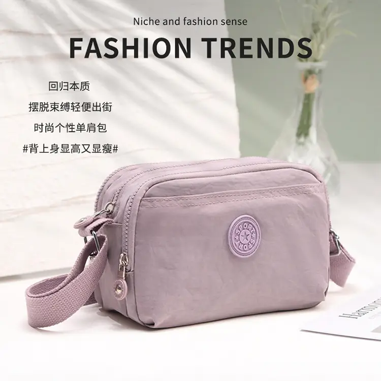 2026 Crossbody Bag for Women, Washed Fabric, Large Capacity — feature 1