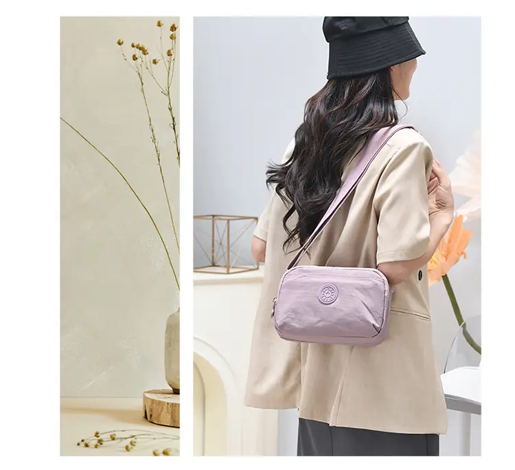 2026 Crossbody Bag for Women, Washed Fabric, Large Capacity — feature 14