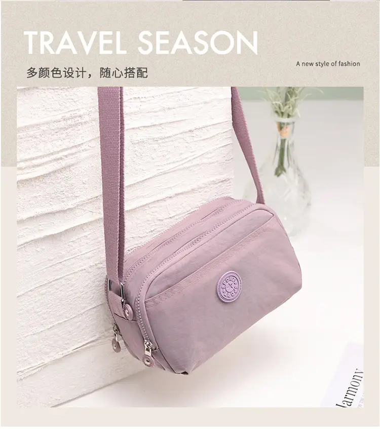 2026 Crossbody Bag for Women, Washed Fabric, Large Capacity — feature 2