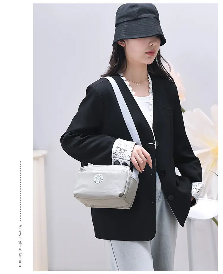 2026 Crossbody Bag for Women, Washed Fabric, Large Capacity — feature 20