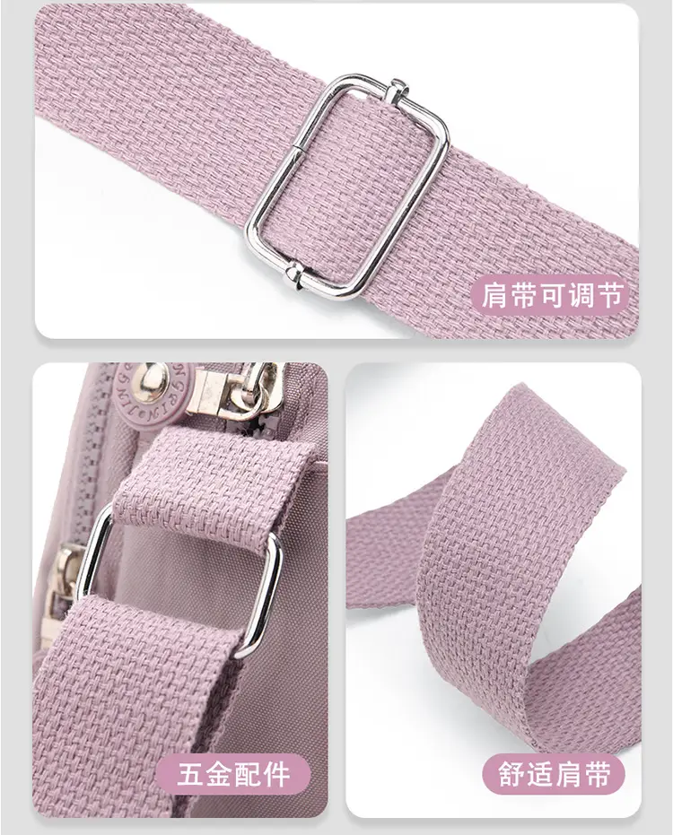2026 Crossbody Bag for Women, Washed Fabric, Large Capacity — feature 28