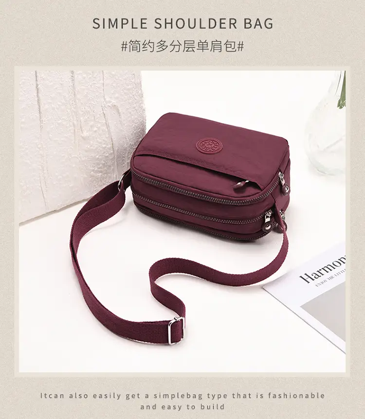 2026 Crossbody Bag for Women, Washed Fabric, Large Capacity — feature 5