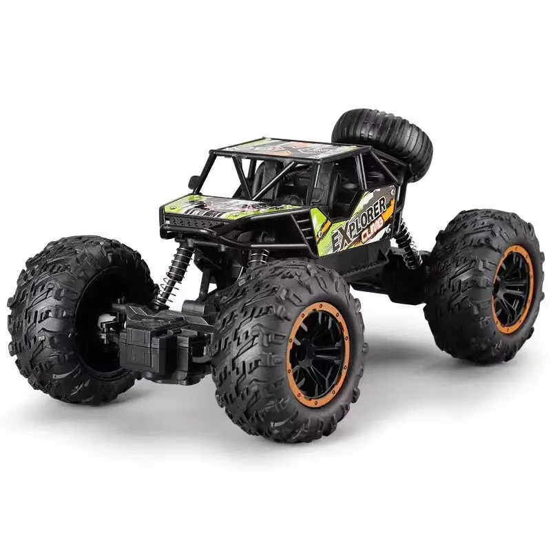 Children's Alloy Car for Boys on Children's Day, High-Speed Four-Wheel Drive Metal Off-Road Remote Control Car, Rechargeable Remote Control Car, Climbing Car