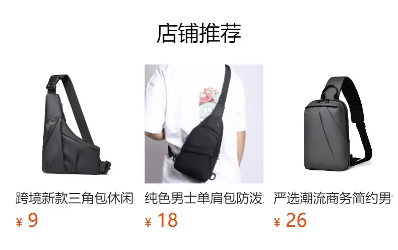 Men's Grey Crossbody Bag with Zip Closure Leather Goods — feature 1