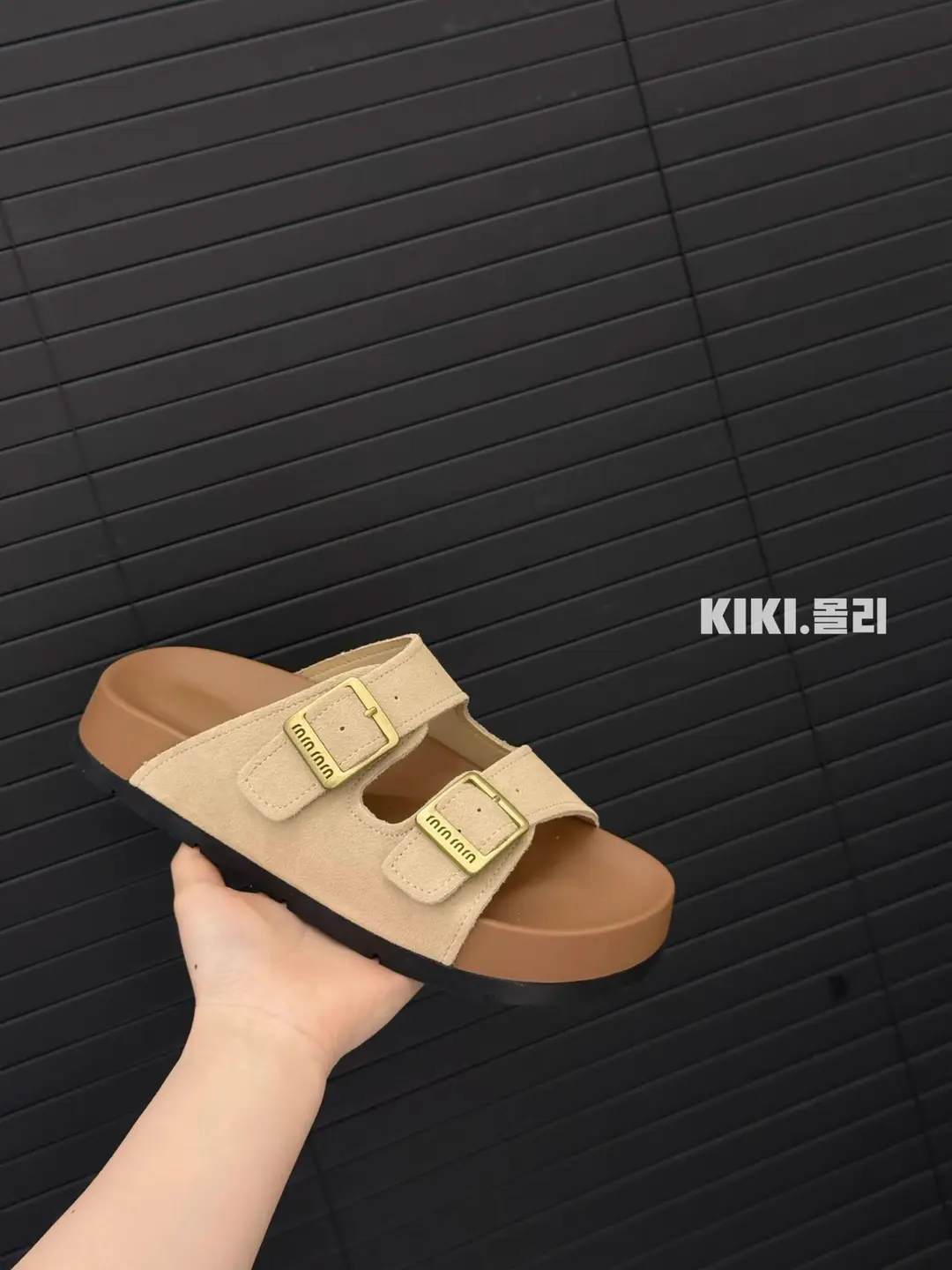 Birkenstock Sandals for Women's Outer Wear 2025 Summer New Thick-Soled Genuine Leather Lazy Slippers Beach Slippers Cork Shoes — feature 5