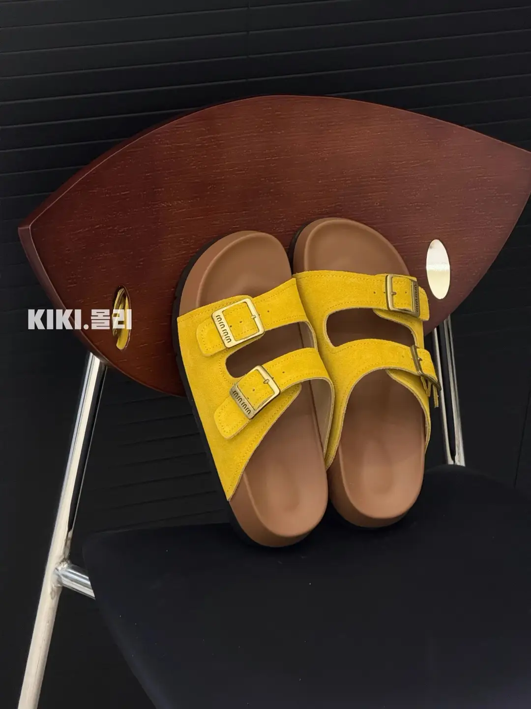 Birkenstock Sandals for Women's Outer Wear 2025 Summer New Thick-Soled Genuine Leather Lazy Slippers Beach Slippers Cork Shoes — feature 9