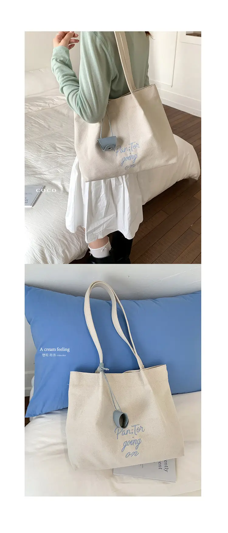 Red Canvas Women's Large Tote Bag 2025 — feature 17