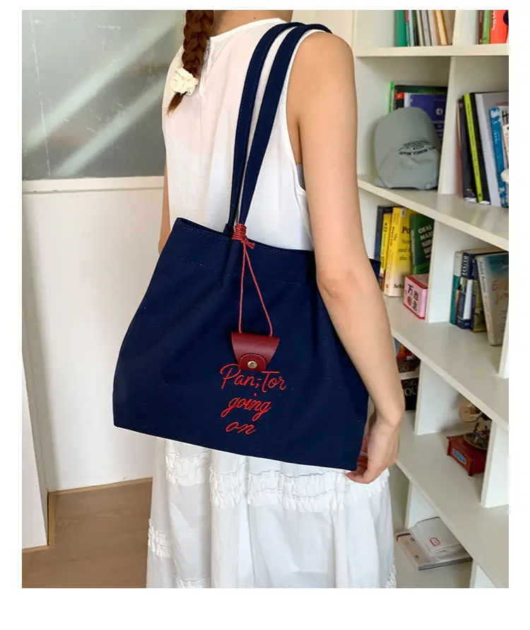 Red Canvas Women's Large Tote Bag 2025 — feature 20