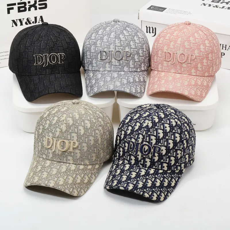 Men & Women Letter Print Peaked Caps Spring Fall - Image 7