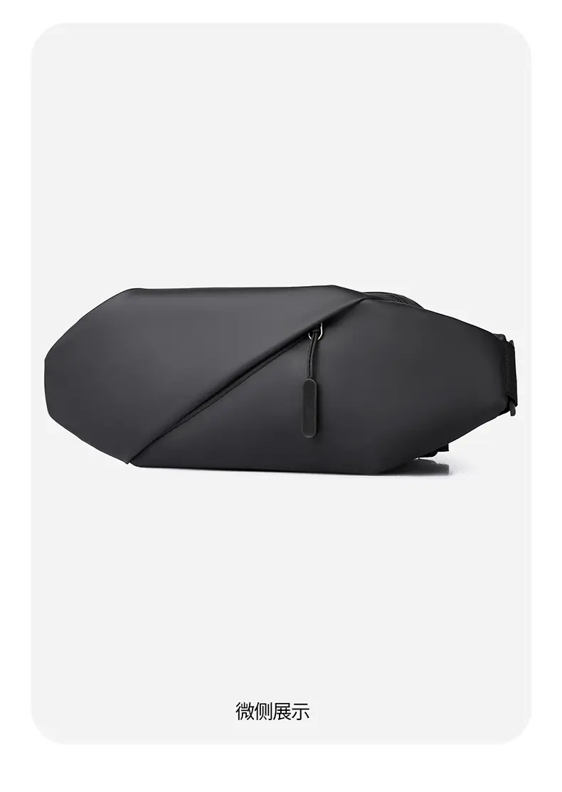 Men's Black Crossbody Bag for Commute & Business Use — feature 23