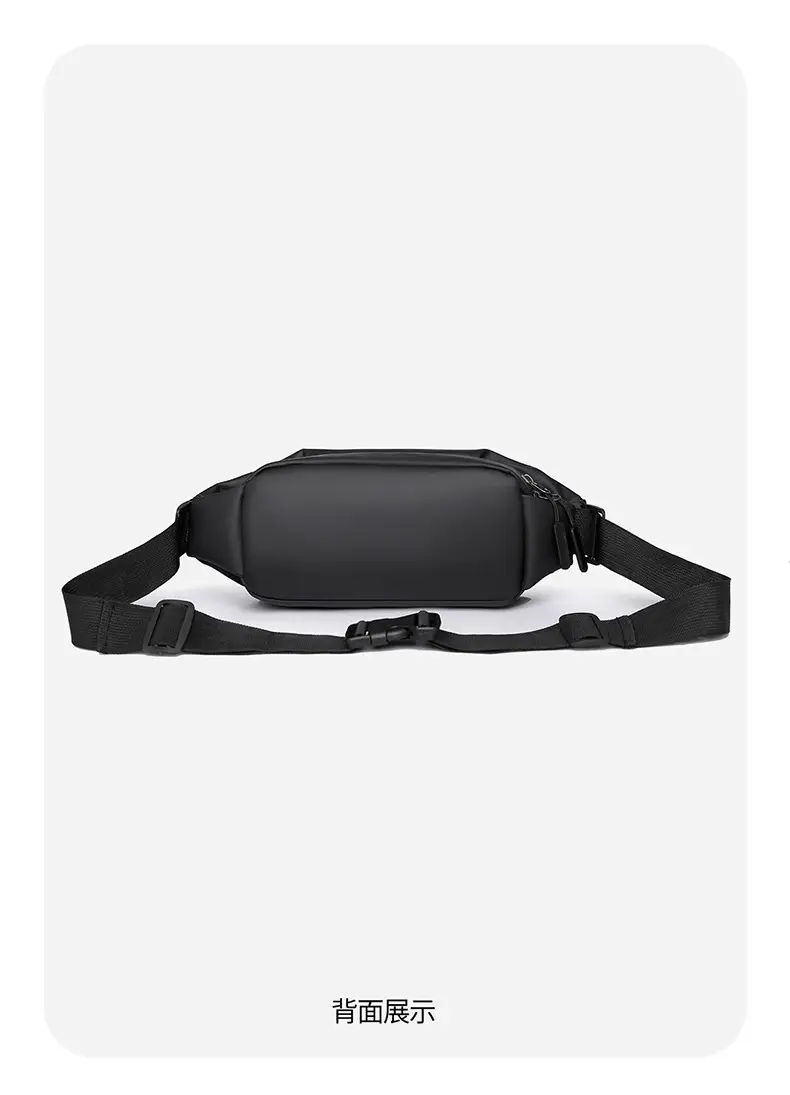 Men's Black Crossbody Bag for Commute & Business Use — feature 25
