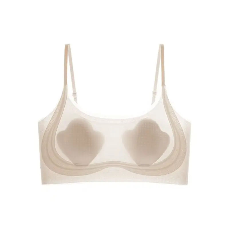 Snowskin Liquid Foundation Intimates for Women, Invisible, Traceless, Large Breasts, Small Breasts, Fixed Cup, Vest Style, Beautiful Back Bra