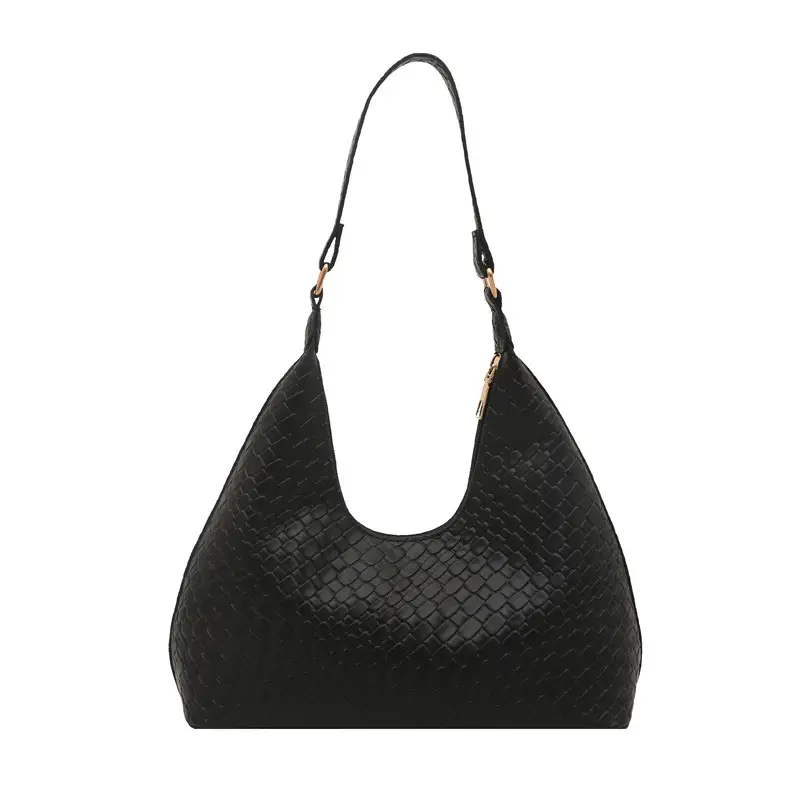 2025 New Summer Woven Commuter Bag Niche Design Large Capacity Single Shoulder Armpit Bag - Image 10