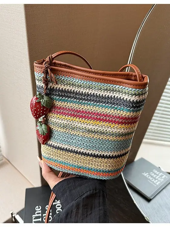 Straw Woven Crossbody Bag for Women 2026 - Image 5