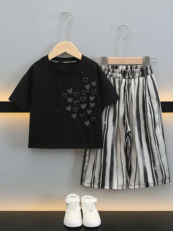 Boys 2026 Summer T-Shirt Set with Anti-Mosquito Pants - Image 4