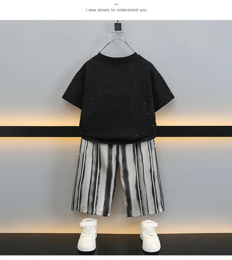 Boys 2026 Summer T-Shirt Set with Anti-Mosquito Pants — feature 10
