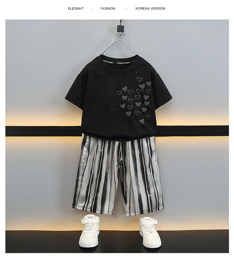 Boys 2026 Summer T-Shirt Set with Anti-Mosquito Pants — feature 9