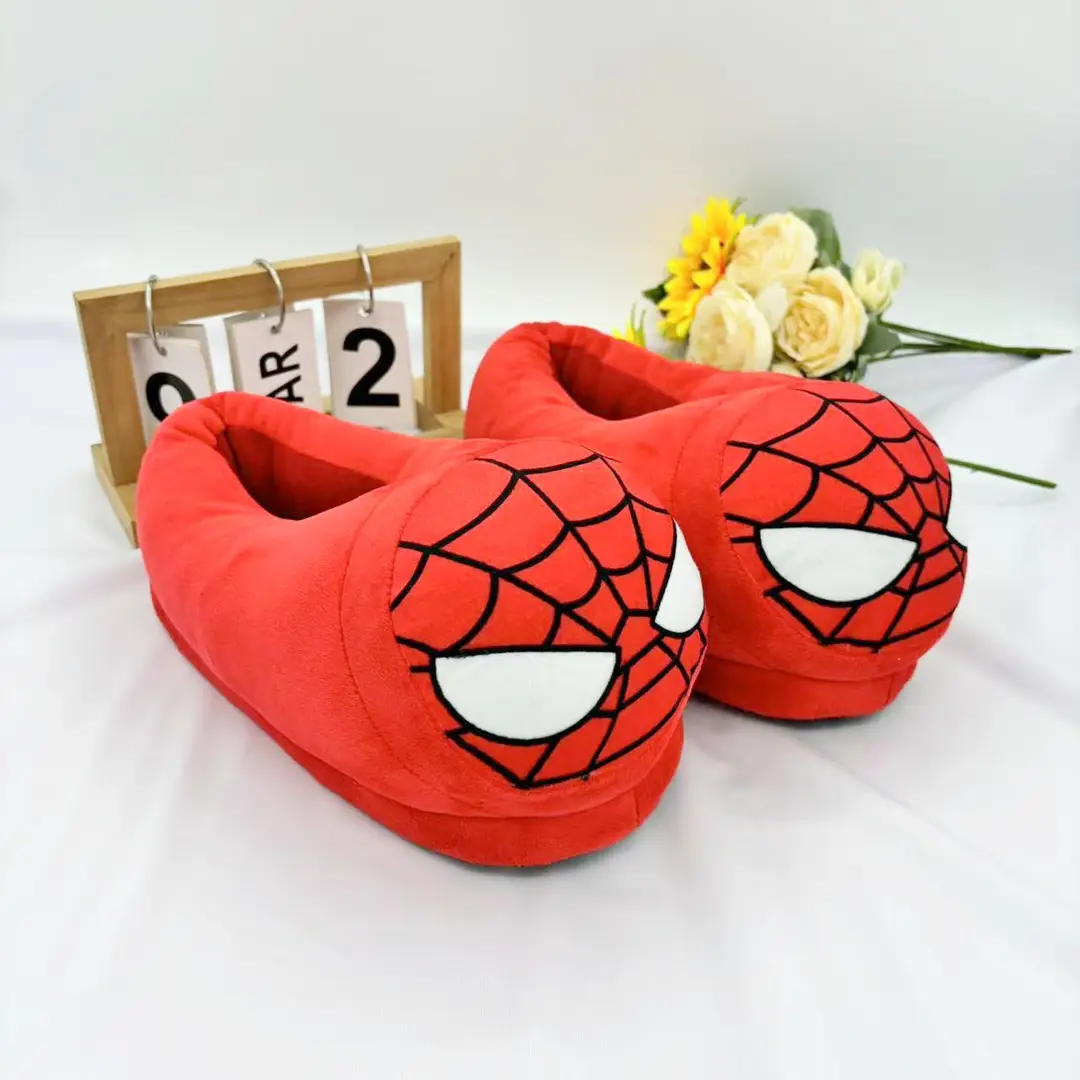 New Revenge Alliance Anime Cartoon Plush Slippers Batman Superman Home Indoor Creative Cotton Slippers Wholesale — feature 3