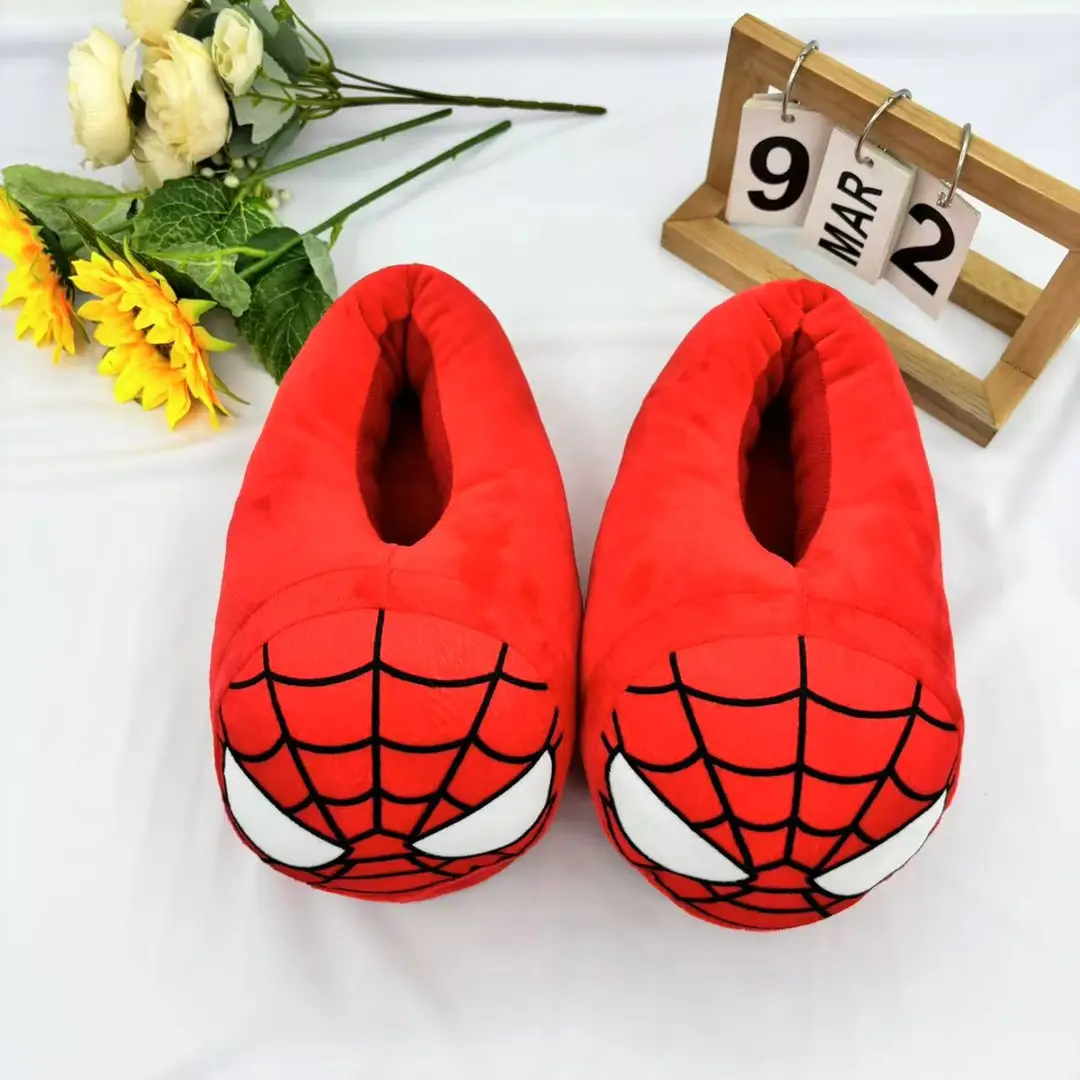 New Revenge Alliance Anime Cartoon Plush Slippers Batman Superman Home Indoor Creative Cotton Slippers Wholesale — feature 6