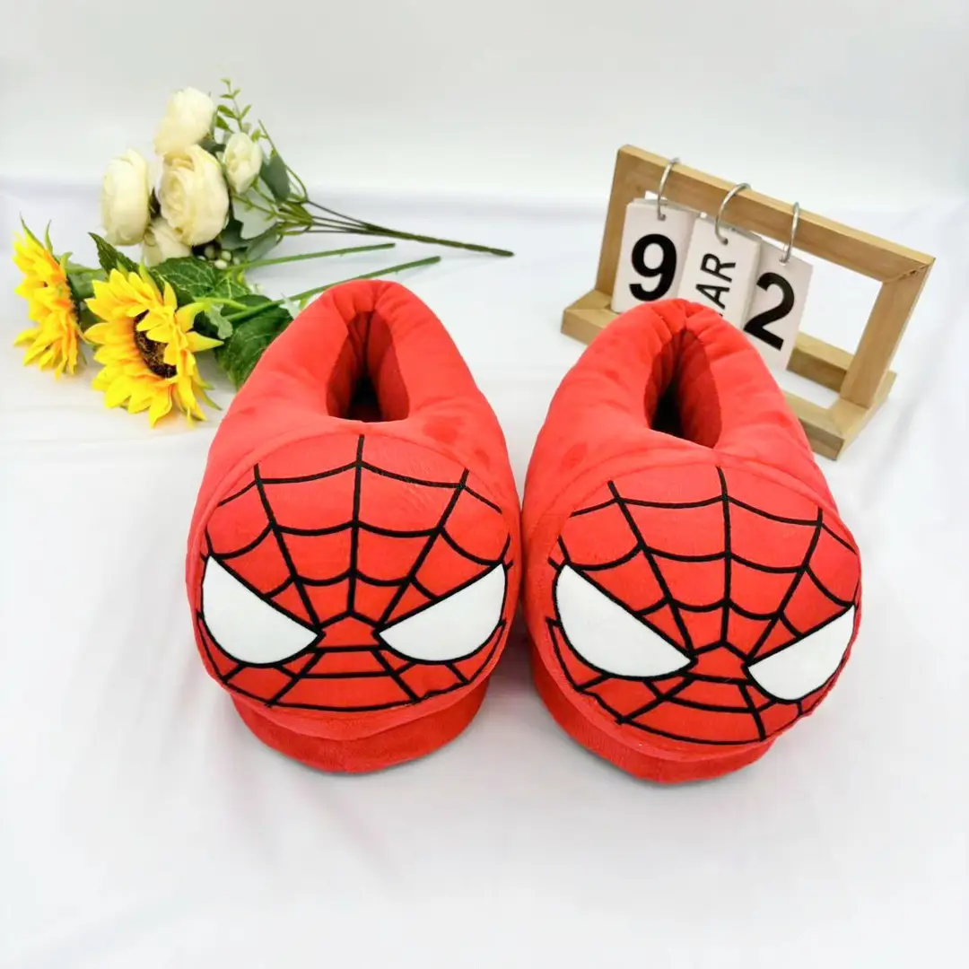 New Revenge Alliance Anime Cartoon Plush Slippers Batman Superman Home Indoor Creative Cotton Slippers Wholesale — feature 8