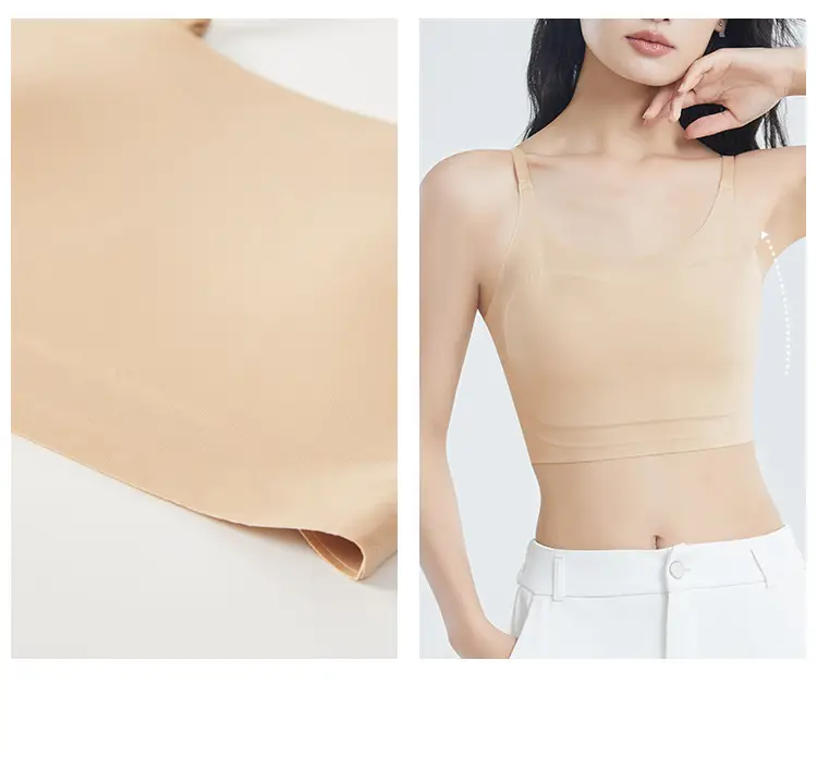 Cos Corset Special Big Breast Slimming Look Liquid Foundation Invisible Intimates Women's Seamless Breast Reduction Anti-Exposure Bottoming Vest — feature 16
