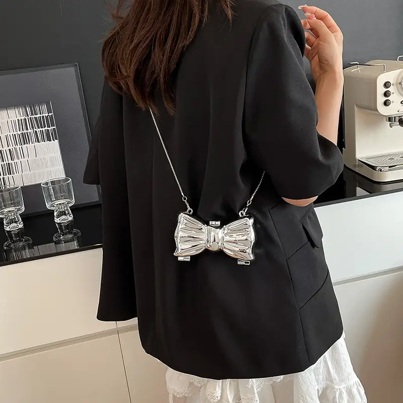 Gold Bow Hairpin for Women
