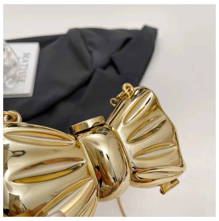 Gold Bow Hairpin for Women — feature 9