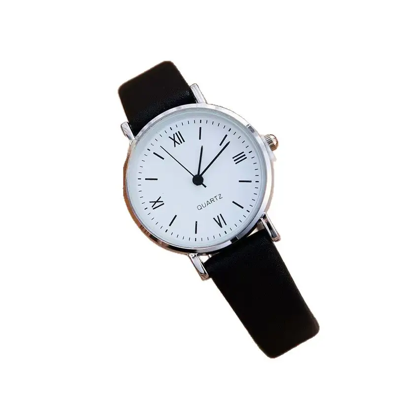 White Quartz Student Watch for Men Women - Image 9