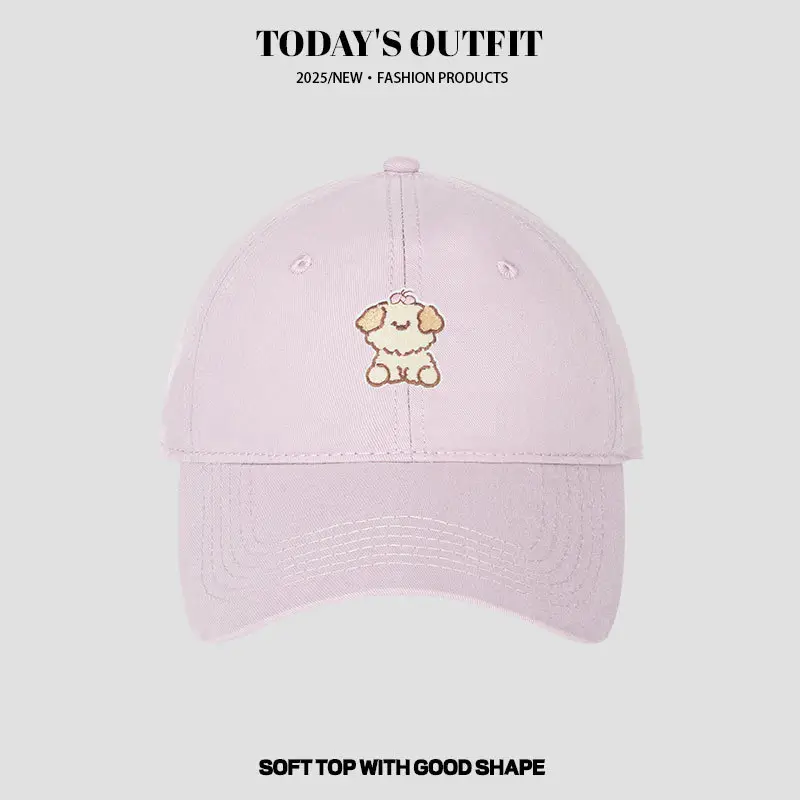 Cartoon Puppy Heat Transfer Baseball Cap Grey - Image 13