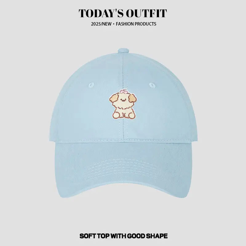Cartoon Puppy Heat Transfer Baseball Cap Grey - Image 14