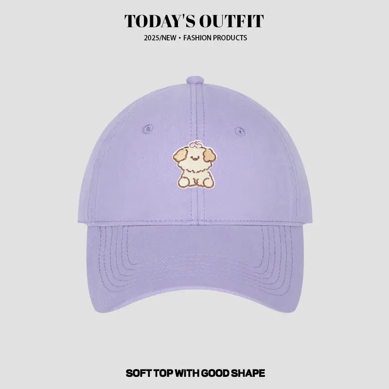 Cartoon Puppy Heat Transfer Baseball Cap Grey - Image 15