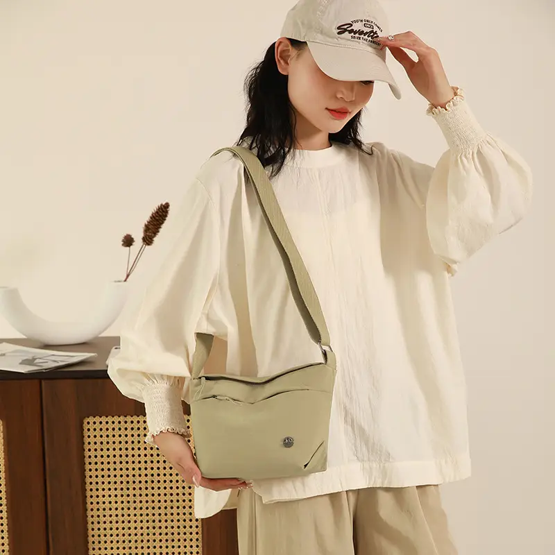 Women's Lightweight Nylon Crossbody Bag with 6 Colors - Image 10