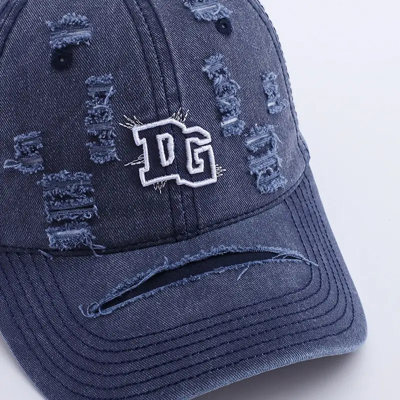 Women Embroidered Baseball Cap Grey DGC — feature 2