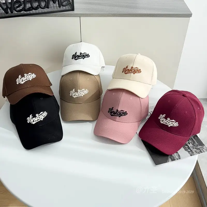 Pink Embroidered Baseball Cap for Women - Image 8