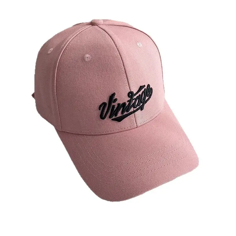 Pink Embroidered Baseball Cap for Women - Image 12