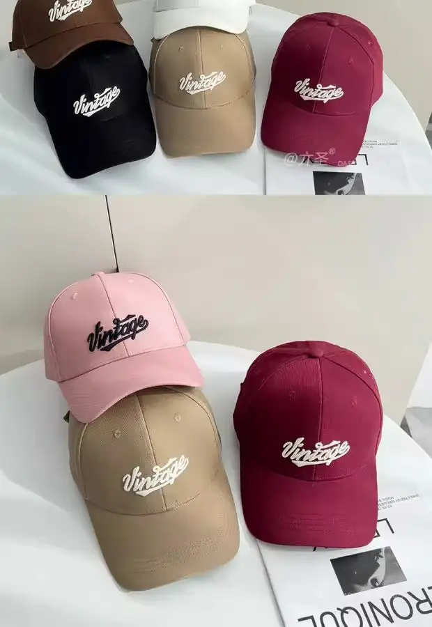 Pink Embroidered Baseball Cap for Women — feature 2