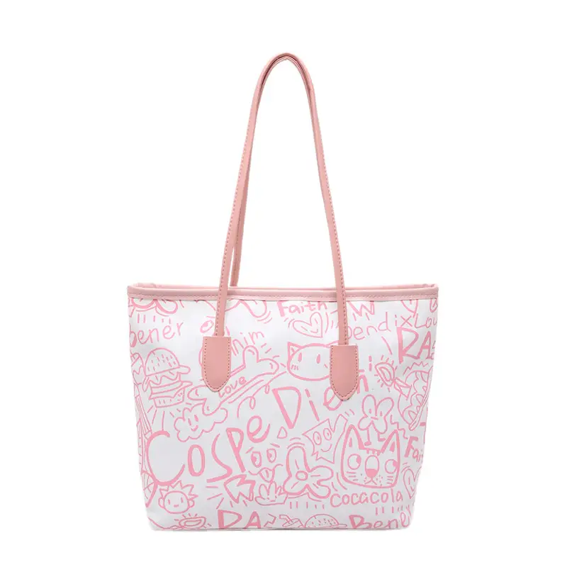 Women's Graffiti Canvas Shoulder Bags 2024 New - Image 6