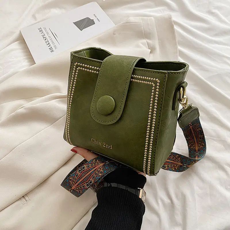 Women's Retro Brown Shoulder Crossbody Bag - Image 11