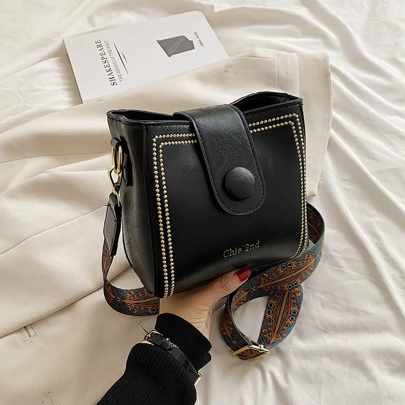 Women's Retro Brown Shoulder Crossbody Bag - Image 12