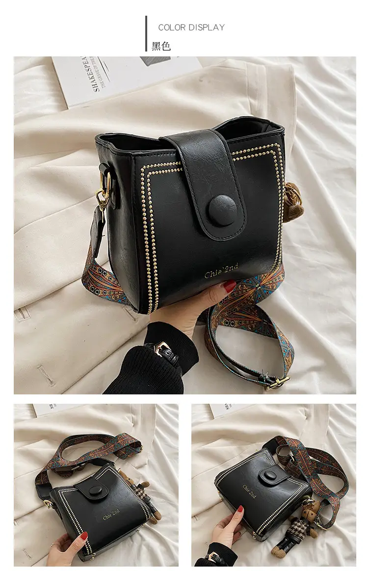 Women's Retro Brown Shoulder Crossbody Bag — feature 5