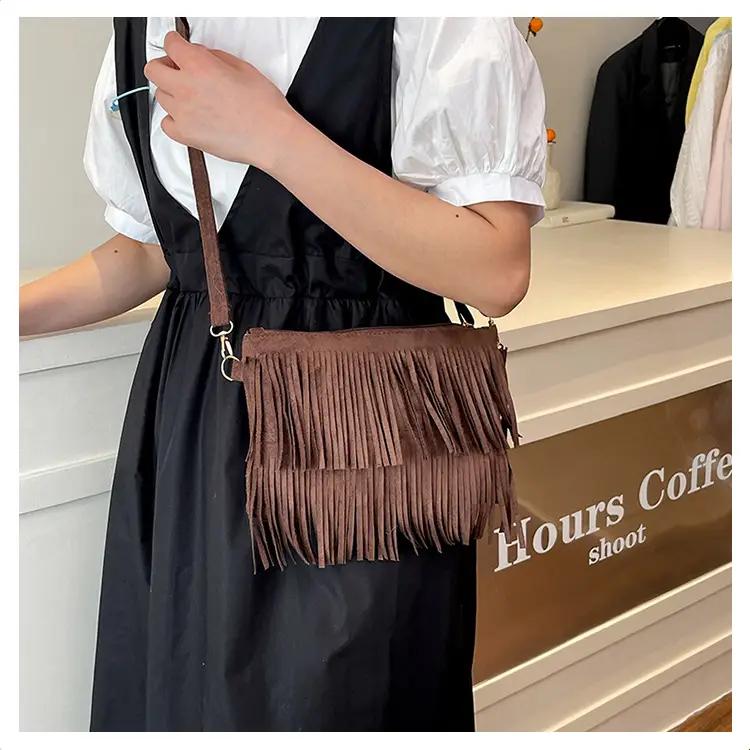 Red Tassel Crossbody Bag for Women — feature 18
