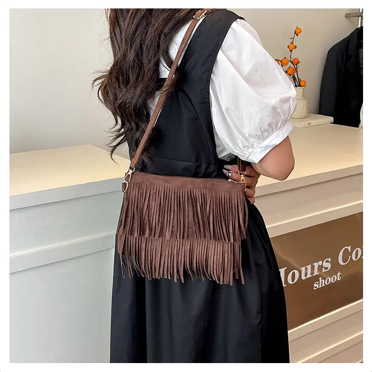 Red Tassel Crossbody Bag for Women — feature 20
